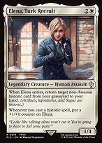 Matte Finish Final Fantasy Commander Elena, Turk Recruit ( #18 )