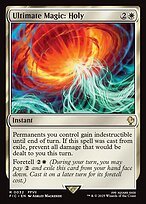 Matte Finish Final Fantasy Commander Ultimate Magic: Holy ( #32 )