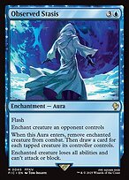 Matte Finish Final Fantasy Commander Observed Stasis ( #40 )