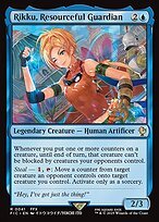 Matte Finish Final Fantasy Commander Rikku, Resourceful Guardian ( #41 )