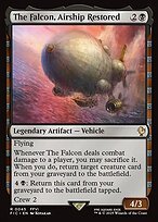 Matte Finish Final Fantasy Commander The Falcon, Airship Restored ( #45 )