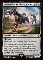 Matte Finish Final Fantasy Commander Interceptor, Shadow's Hound ( #47 )