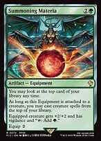 Matte Finish Final Fantasy Commander Summoning Materia ( #72 )