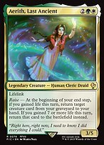 Matte Finish Final Fantasy Commander Aerith, Last Ancient ( #76 )