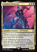 Matte Finish Final Fantasy Commander Estinien Varlineau ( #82 )