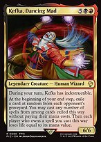 Matte Finish Final Fantasy Commander Kefka, Dancing Mad ( #84 )