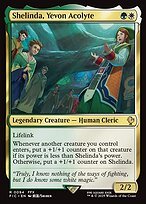Matte Finish Final Fantasy Commander Shelinda, Yevon Acolyte ( #94 )