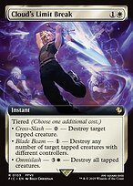 Matte Finish Final Fantasy Commander Cloud's Limit Break ( #103 )