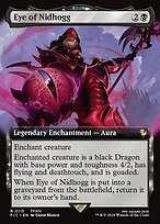 Matte Finish Final Fantasy Commander Eye of Nidhogg ( #115 )
