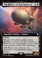 Matte Finish Final Fantasy Commander The Falcon, Airship Restored ( #116 )