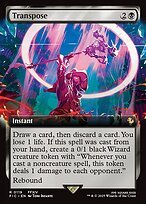 Matte Finish Final Fantasy Commander Transpose ( #119 )