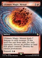 Matte Finish Final Fantasy Commander Ultimate Magic: Meteor ( #121 )