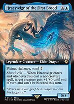 Matte Finish Final Fantasy Commander Hraesvelgr of the First Brood ( #142 )