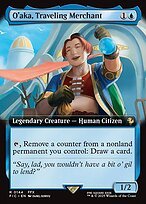 Matte Finish Final Fantasy Commander O'aka, Traveling Merchant ( #144 )