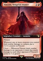 Matte Finish Final Fantasy Commander Vincent, Vengeful Atoner ( #157 )