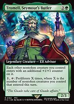 Matte Finish Final Fantasy Commander Tromell, Seymour's Butler ( #162 )