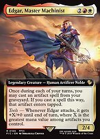Matte Finish Final Fantasy Commander Edgar, Master Machinist ( #169 )