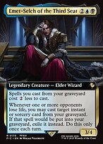 Matte Finish Final Fantasy Commander Emet-Selch of the Third Seat ( #170 )