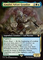 Matte Finish Final Fantasy Commander Kimahri, Valiant Guardian ( #175 )