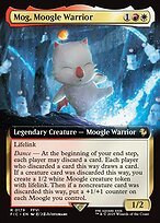 Matte Finish Final Fantasy Commander Mog, Moogle Warrior ( #179 )