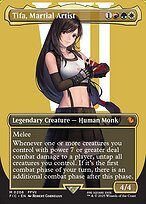 Matte Finish Final Fantasy Commander Tifa, Martial Artist ( #206 )