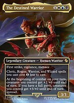 Matte Finish Final Fantasy Commander The Destined Warrior ( #443 )