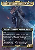 Matte Finish Final Fantasy Commander Edea, Possessed Sorceress ( #448 )
