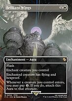 Matte Finish Final Fantasy Commander Brilliant Wings ( #454 )