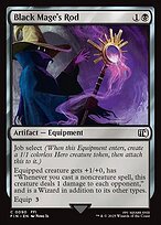 Glossy Finish Final Fantasy Black Mage's Rod ( #90 )