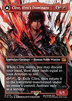 Glossy Finish Final Fantasy Clive, Ifrit's Dominant // Ifrit, Warden of Inferno ( #318 )