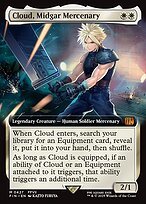 Glossy Finish Final Fantasy Cloud, Midgar Mercenary ( #427 )