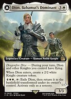 Glossy Finish Final Fantasy Dion, Bahamut's Dominant // Bahamut, Warden of Light ( #428 )