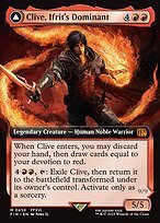 Glossy Finish Final Fantasy Clive, Ifrit's Dominant // Ifrit, Warden of Inferno ( #458 )