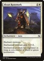Glossy Finish Fate Reforged Abzan Runemark ( #3 )