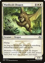 Glossy Finish Fate Reforged Wardscale Dragon ( #30 )