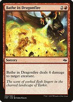 Glossy Finish Fate Reforged Bathe in Dragonfire ( #92 )