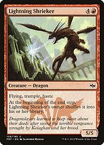 Glossy Finish Fate Reforged Lightning Shrieker ( #106 )