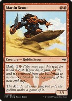 Glossy Finish Fate Reforged Mardu Scout ( #108 )