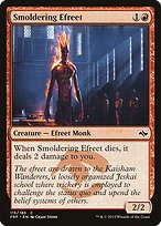 Glossy Finish Fate Reforged Smoldering Efreet ( #115 )