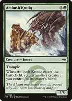 Glossy Finish Fate Reforged Ambush Krotiq ( #122 )