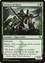 Glossy Finish Fate Reforged Archers of Qarsi ( #124 )