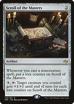 Glossy Finish Fate Reforged Scroll of the Masters ( #163 )