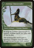 Glossy Finish Future Sight Centaur Omenreader ( #143 )