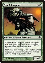 Glossy Finish Guildpact Gruul Scrapper ( #89 )