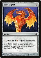 Glossy Finish Guildpact Izzet Signet ( #152 )
