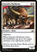 Glossy Finish Guilds of Ravnica Intrusive Packbeast ( #17 )