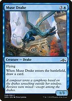 Glossy Finish Guilds of Ravnica Muse Drake ( #46 )