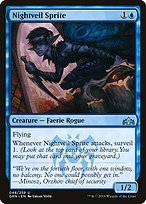 Glossy Finish Guilds of Ravnica Nightveil Sprite ( #48 )