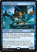 Glossy Finish Guilds of Ravnica Omnispell Adept ( #49 )