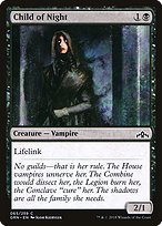 Glossy Finish Guilds of Ravnica Child of Night ( #65 )